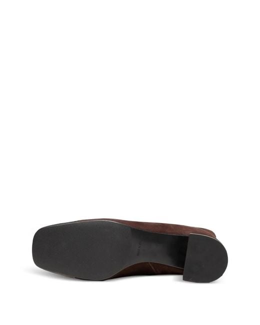 Poche Paris Brown Metallic-Tip Ankle Boots