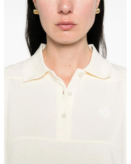 Dorothee Schumacher White Sporty Romance Polo Shirt