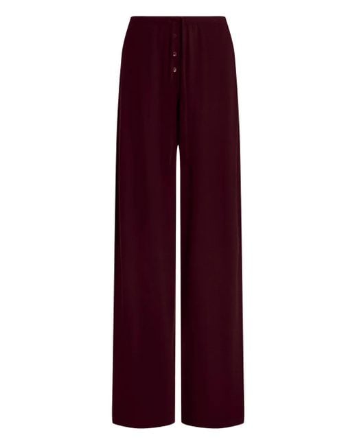12 STOREEZ Red Drawstring Knitted Trousers