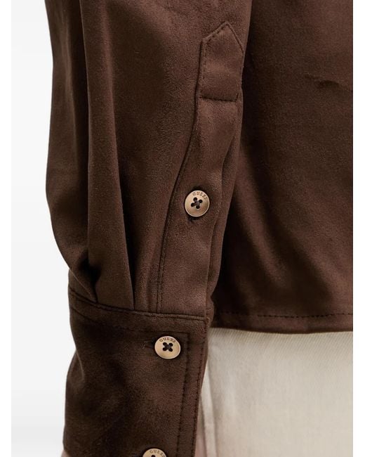 Guess Brown Flap-Pocket Shirt