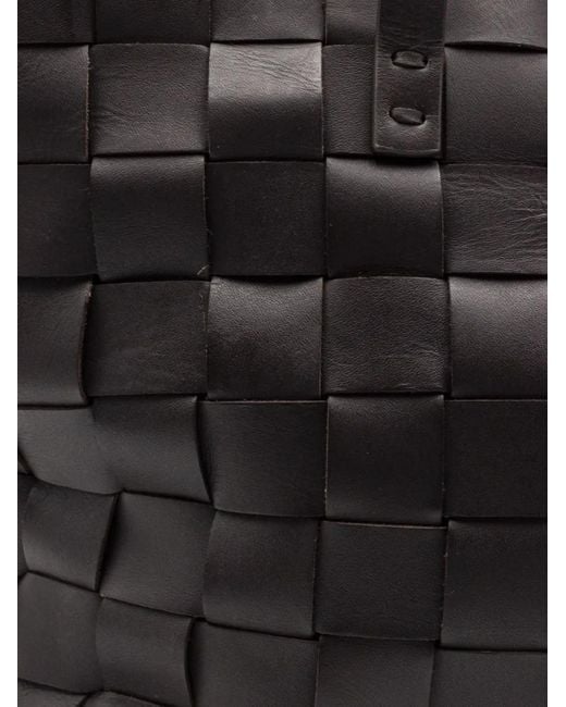 P.A.R.O.S.H. Black Sac Cabas En Cuir
