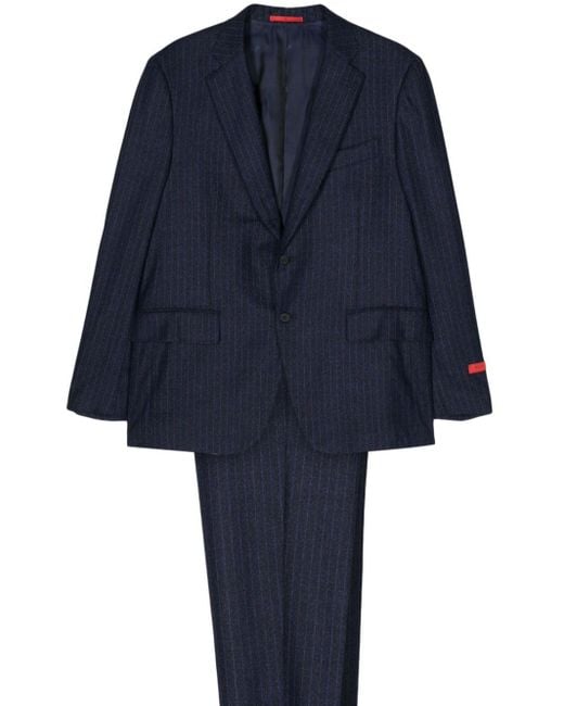 Isaia Blue Single-breasted Suit for men