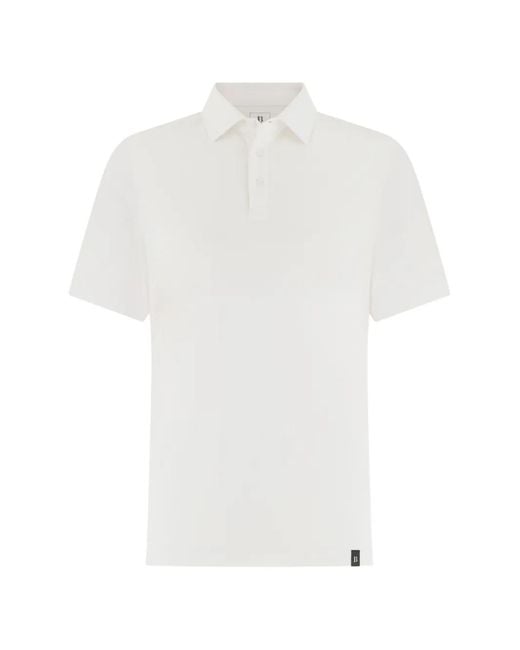 Boggi White Short-Sleeves Polo Shirt for men