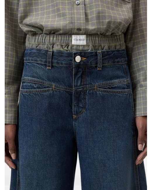 Closed Blue Tori-X Wide-Leg Jeans