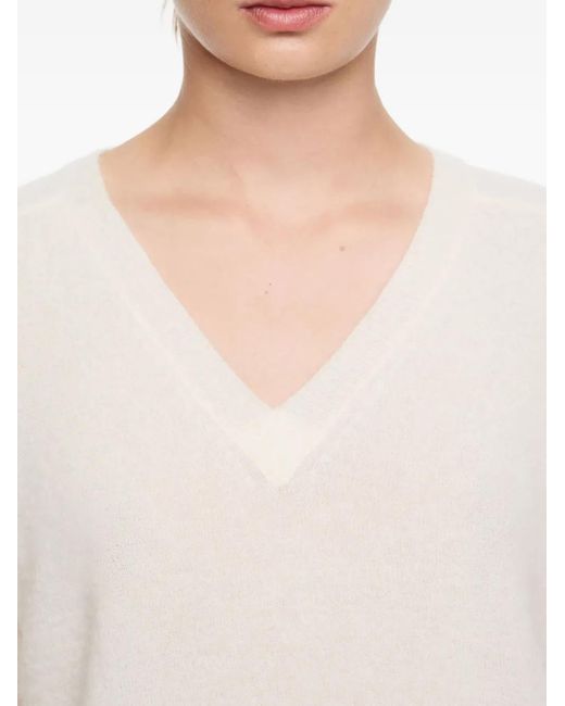 Bimba Y Lola Trui Met V-Hals in het White