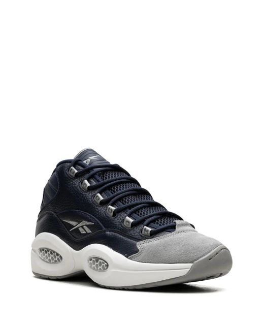 Reebok Blue Question Mid Sneakers