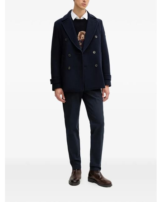 Hackett Blue Long-Sleeve Sweater for men