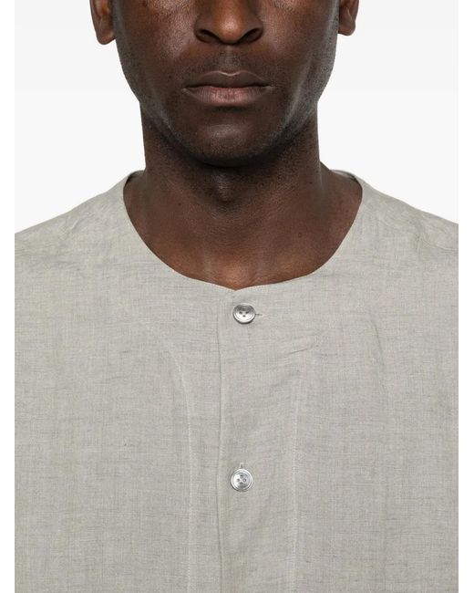 Lardini Gray Long-Sleeve Shirt for men