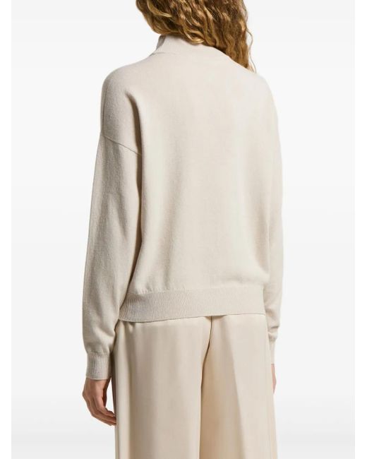Maglione Con Ricamo di Peserico in Natural