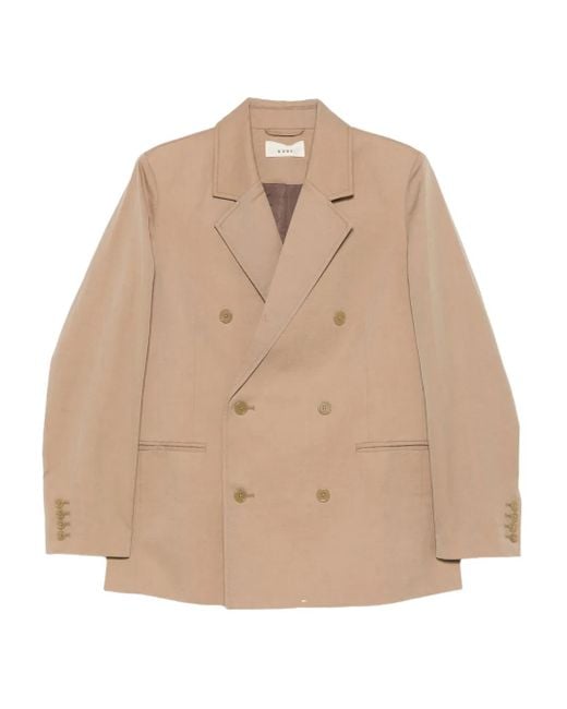 6397 Natural Double-Breasted Blazer