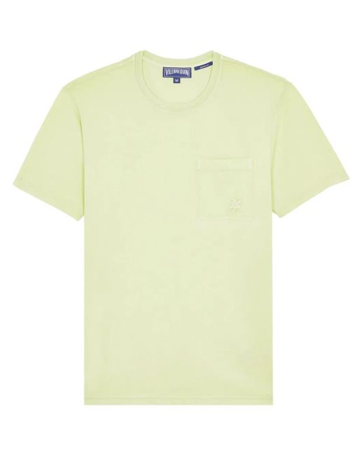 メンズ Vilebrequin Solid Tシャツ Yellow
