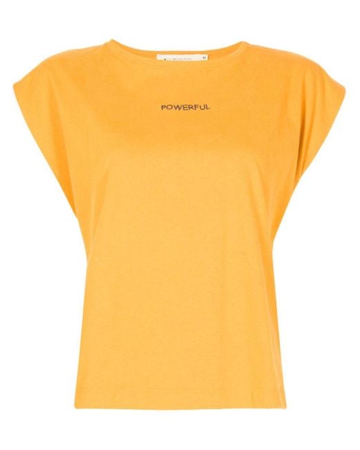 Lethicia Bronstein Yellow Ayla Powerful T-Shirt