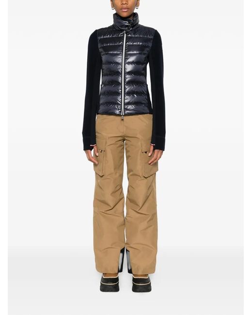 Moncler Black Padded Zip-Up Jacket
