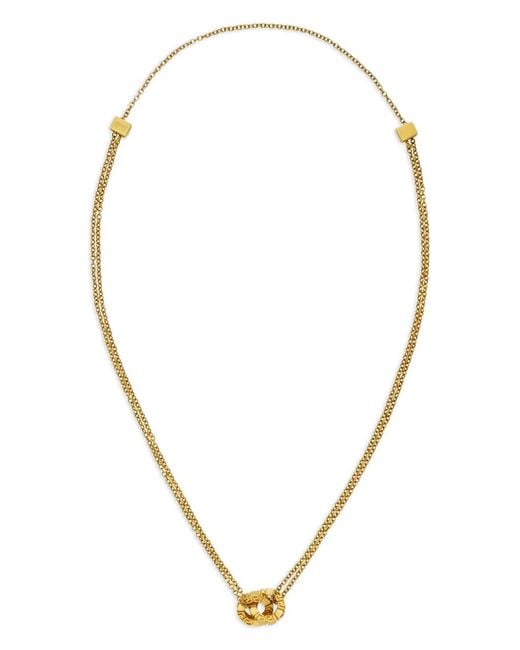 Versace Metallic Greca Necklace