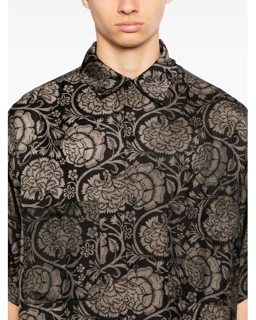 Uma Wang Gray Teorya Shirt for men
