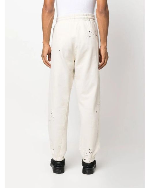 Palm Angels White Straight-leg Track Pants for men