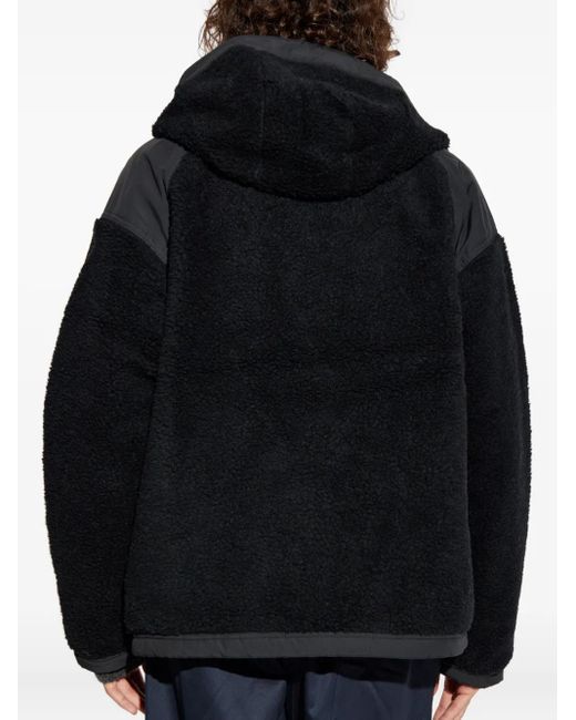Canada Goose Blue Wool Blend Reversible Bomber Jacket for men