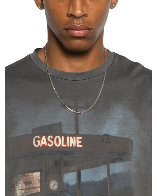 メンズ Dondup グラフィック Tシャツ Gray