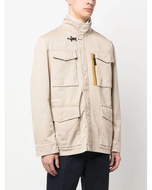 Fay Natural Multiple-Pocket Field Jacket for men