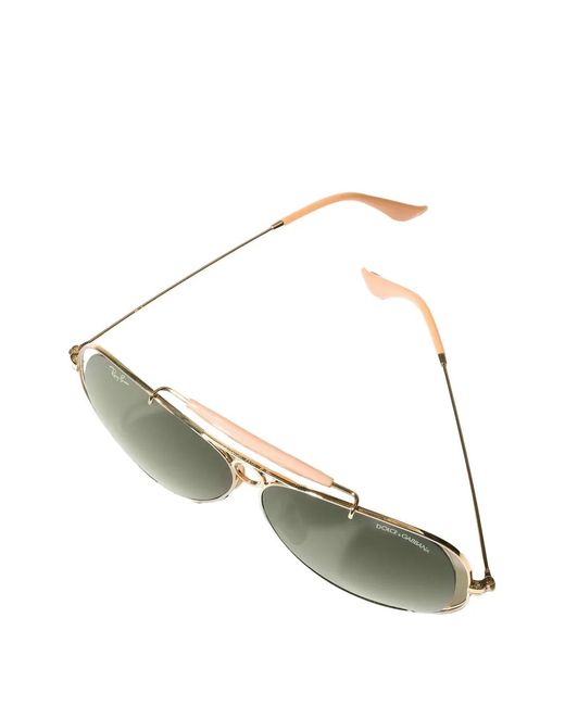 Dolce & Gabbana Green X Ray-Ban Aviator-Frame Sunglasses