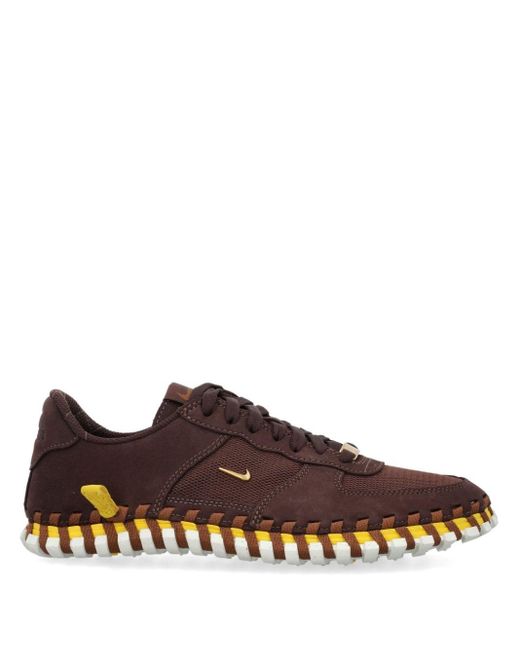 Nike Brown X Jaquemus J Force 1 Low Lx Panelled Sneakers
