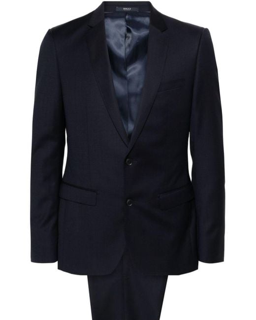 Boggi Blue Single-breasted Suit for men