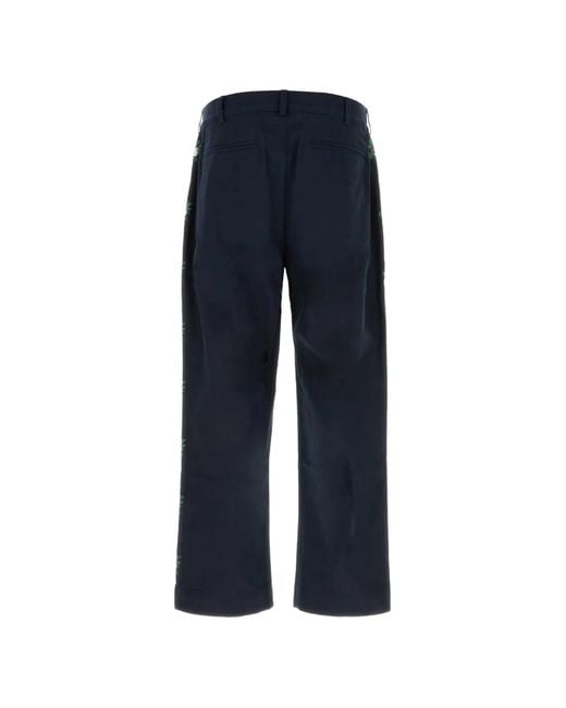 BAZISZT Blue Pine Trousers for men