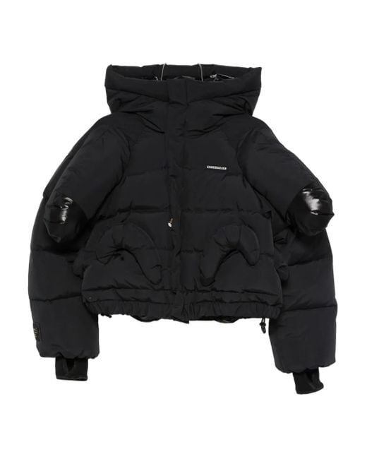 Undercover Black Doudoune Asymétrique