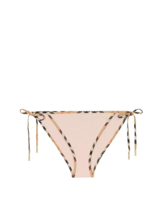 Burberry Natural Check Trim Bikini Briefs