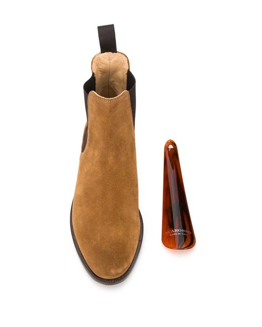 Scarosso Brown Caterina Chelsea Boots