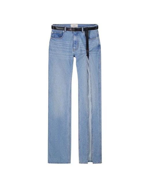 Coperni Blue Jean À Empiècements Contrastants