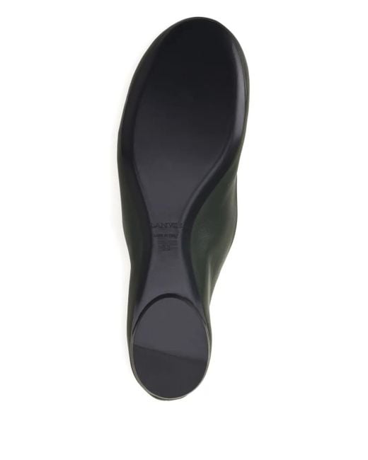 Lanvin レザーフラットシューズ Black