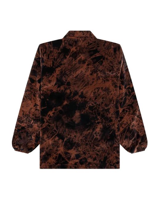 South2 West8 Brown Tie-Dye Pattern Jacket for men