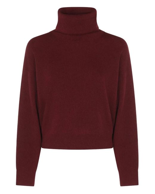 Pull À Col Roulé Brunello Cucinelli en coloris Red