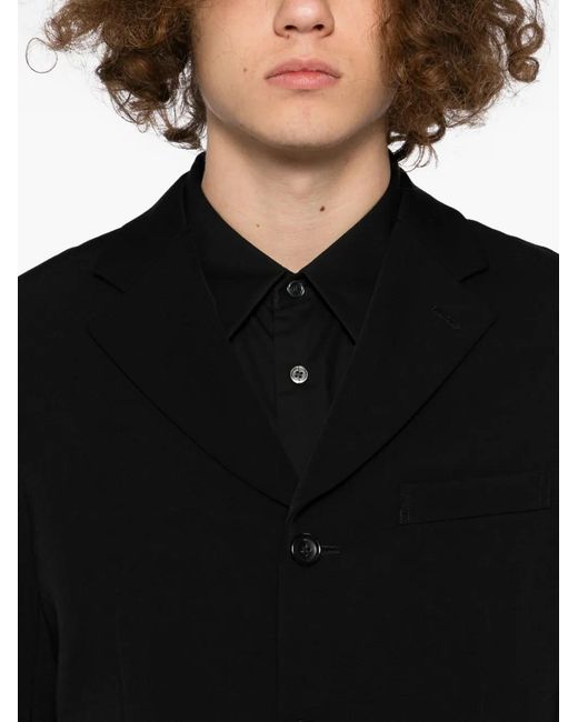 Comme des Garçons Black Single-Breasted Blazer for men