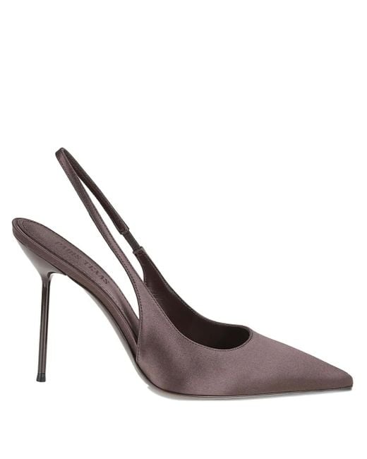 Paris Texas Brown 105Mm Pointed-Toe Helled Pumps