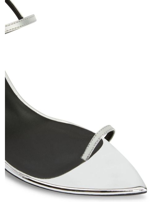 Giuseppe Zanotti Metallic Symonne 70mm Slingback Sandals