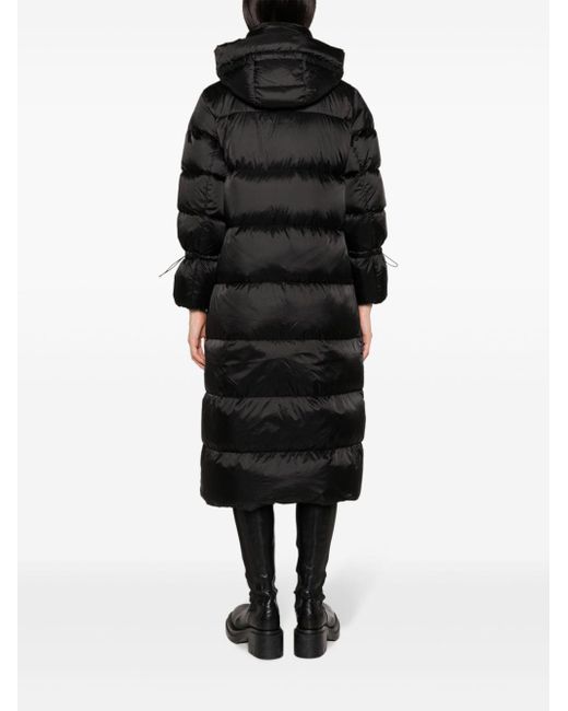 Moorer Padded Featherdown Coat in Black Lyst