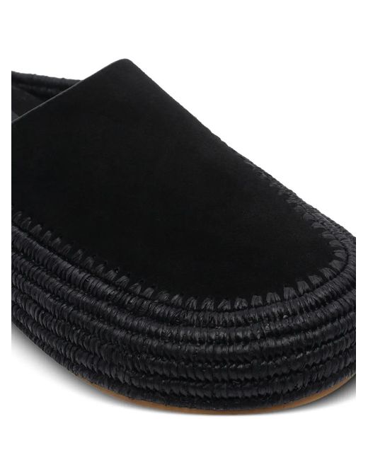 Paloma Barceló Black Suede Mules