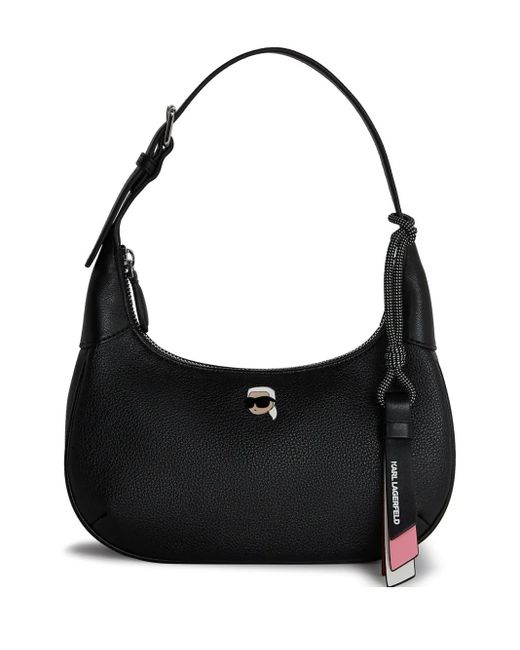 Karl Lagerfeld Ikon Pin ショルダーバッグ Black