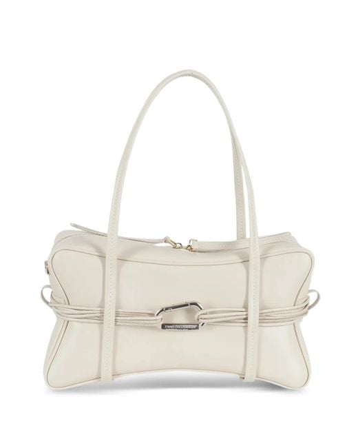 BIASIA White Sac Cabas Edwige 4Ever À Détail De Mousqueton