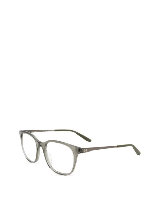 Under Armour White Square-Frame Glasses for men