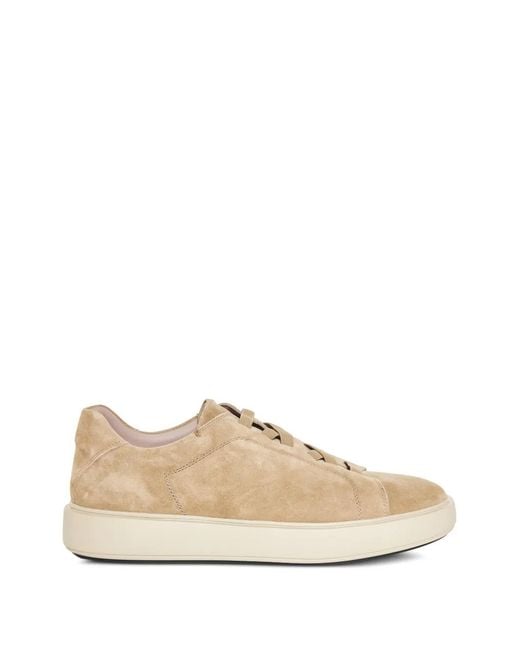 Officine Creative Natural Slouch 001 Suede Sneakers for men
