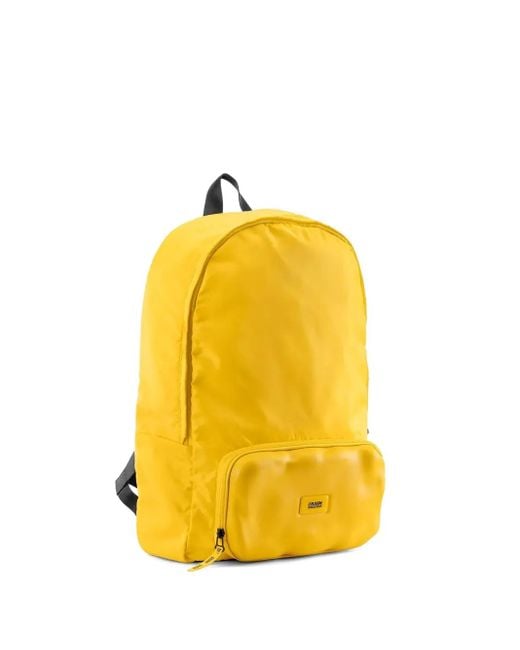Crash Baggage キルティングパネル バックパック Yellow