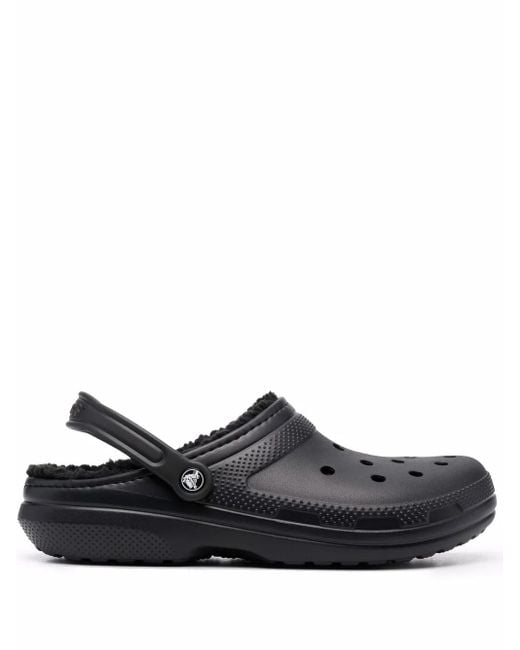 CROCSTM Black Perforated-Detail Sandals for men