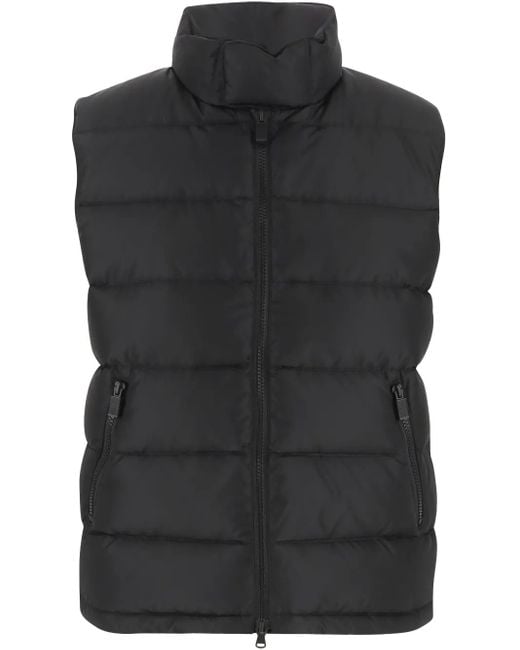 Aspesi Black Recycled Nylon New Minnie Vest Down Jacket