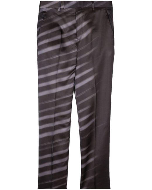 Paul Smith Gray Morning Light Tailored Trousers for men