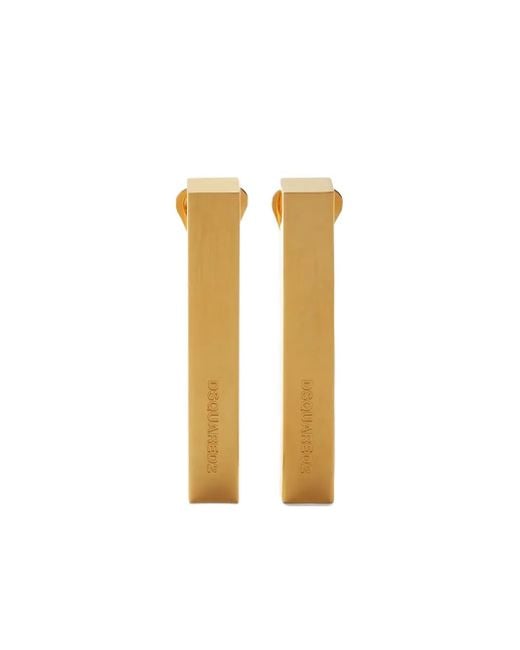 DSquared² White Wanna-D Ohrclips