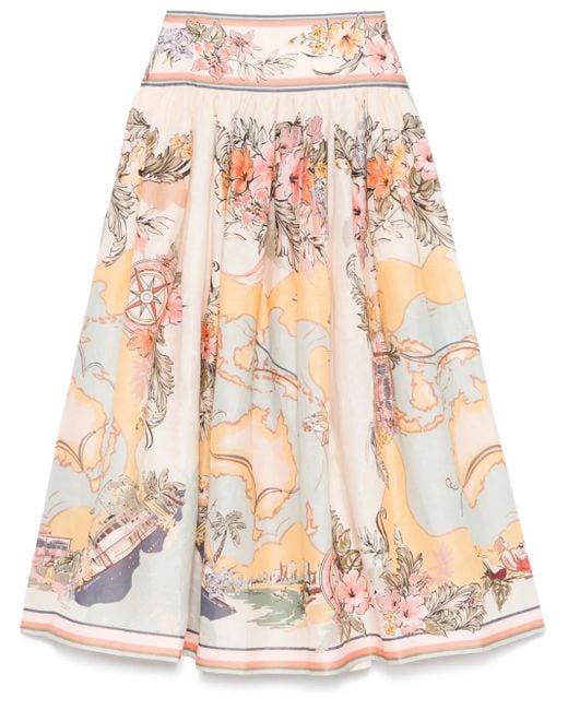 Zimmermann Tallow スカート Natural