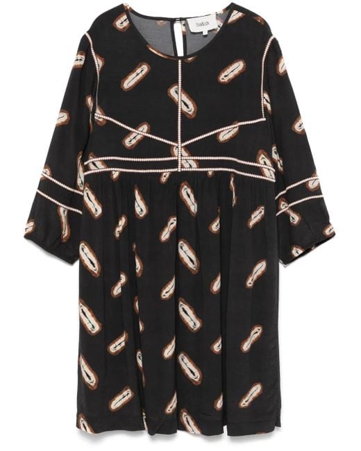 Ba&sh Black Crispy Mini Dress